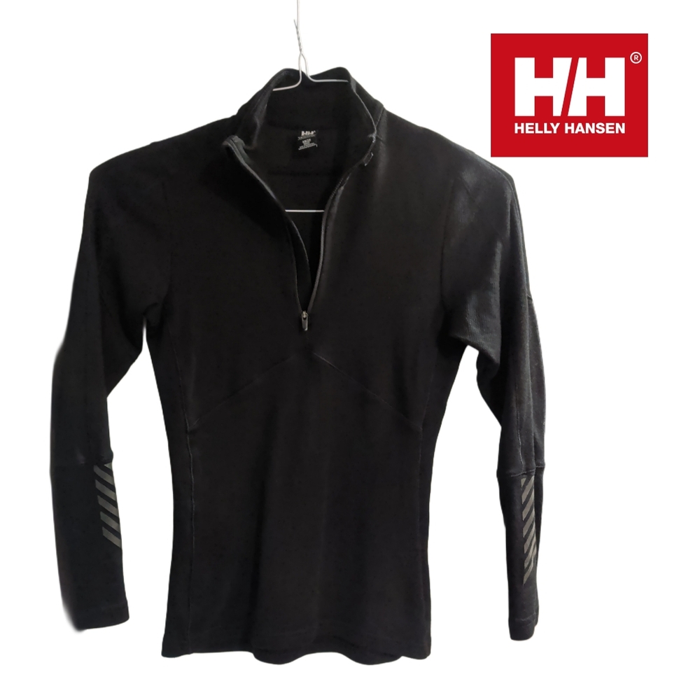 Helly Hansen Lifa Active 1/2 Zip Base Layer Top Black Size XS - Picture 3 of 11